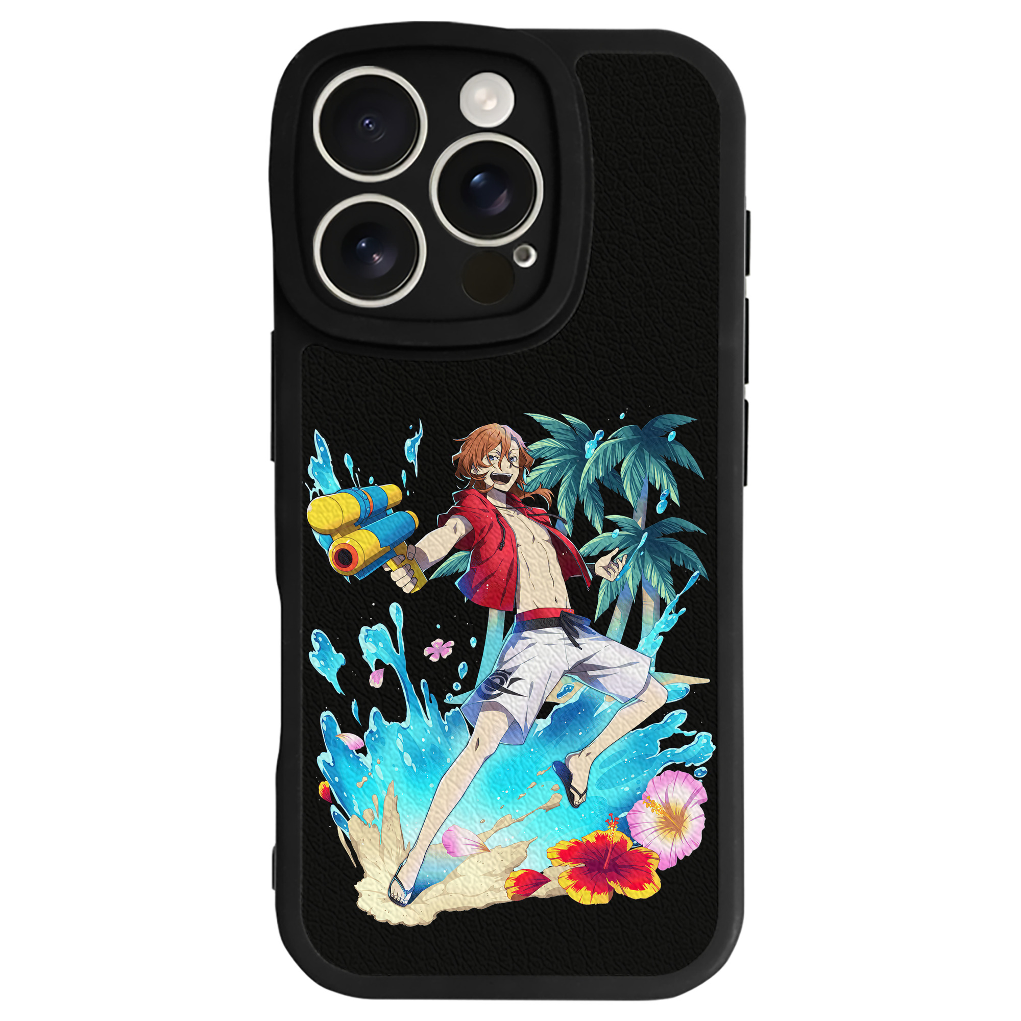 （画像用） 文豪ストレイドッグス Bungo Stray Dogs 【iPhone 16シリーズ対応】シリコンスマホケース（レザー調） 材質：シリコン